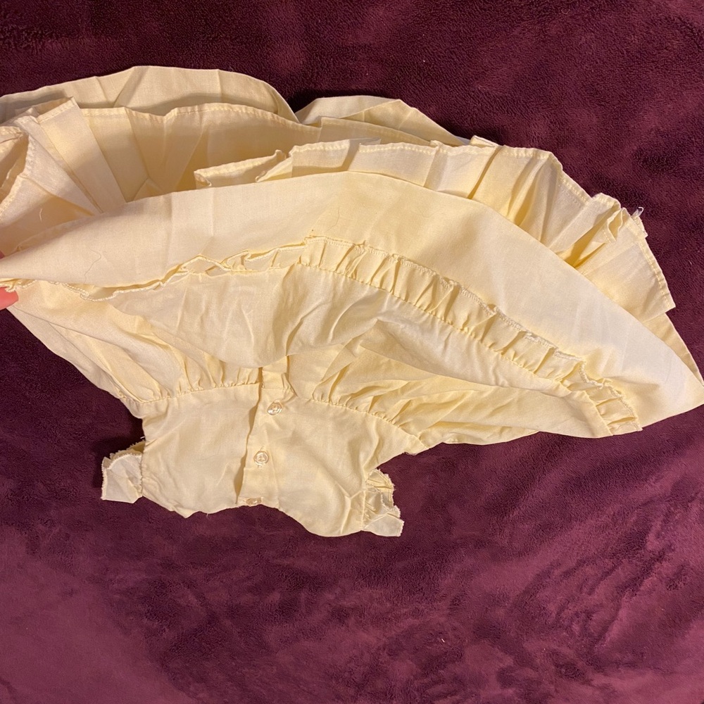 Baby girl yellow floral dress size 0-3M - Picture 6 of 6